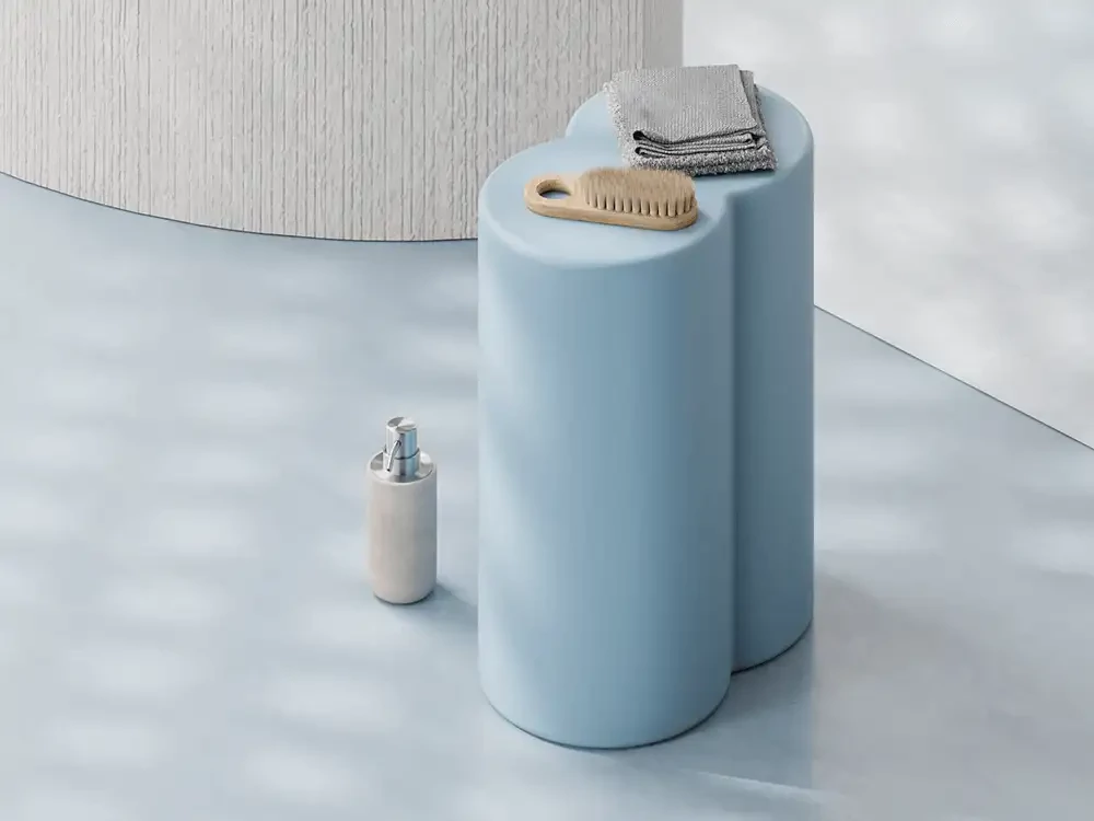 BILOBO Alice Ceramica sgabello tavolino in ceramica design.webp