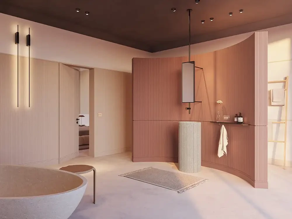 CALANDO di NOËL & MARQUET: pannelli murali 3D per progetti di interior design