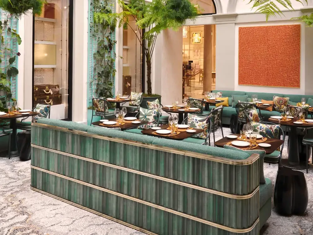 Fantini Mosaici firma il pavimento del Da Vittorio Caffè Louis Vuitton a Milano