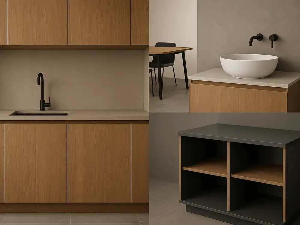 Superfici melaminiche: applicazioni in cucina, bagno e arredo contract